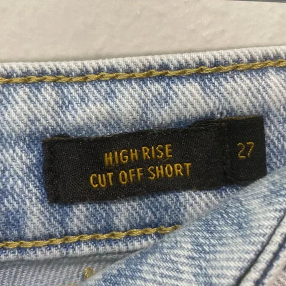 Lee Light Wash High Rise Cut Off Jean Shorts - Picture 9 of 12